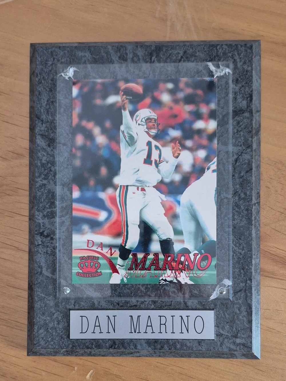 Dan Marino Framed Sports Plaque - Gray